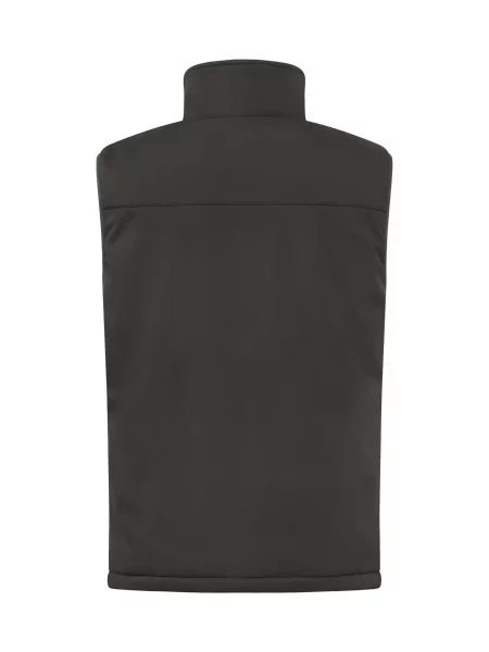 Clique Pikowana Kamizelka Softshell Dark Grey szara