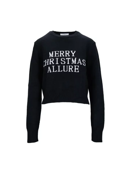 Dzianinowy sweter Soallure czarny