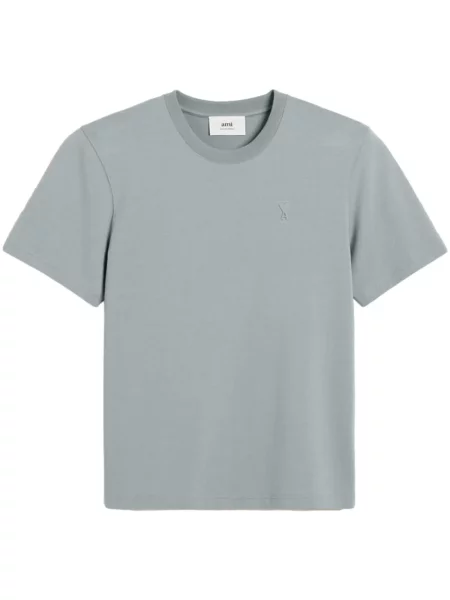 Tricou Ami Paris cu autograf albastru