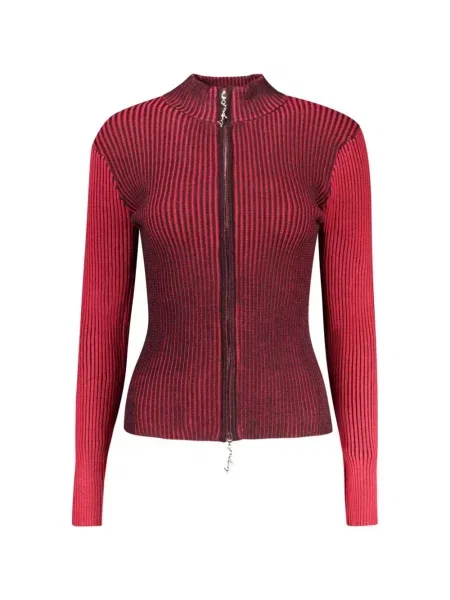 Pulover Desigual tricotate roșu