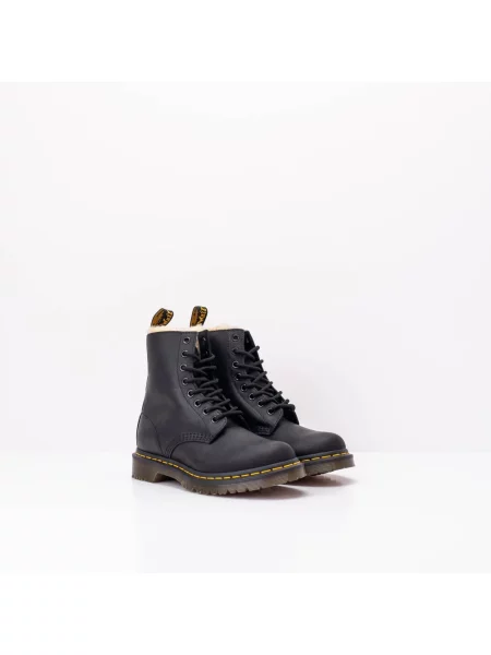 Botki Dr. Martens skórzane czarne