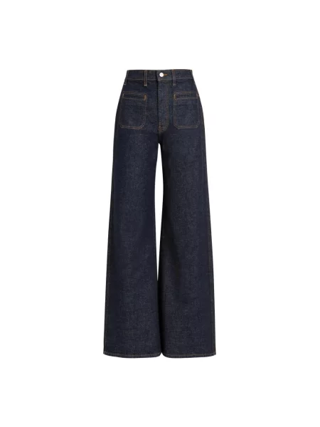 Jeansy Khaite niebieskie