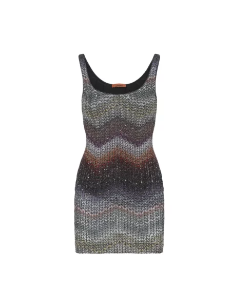 Sukienka mini Missoni wełniana