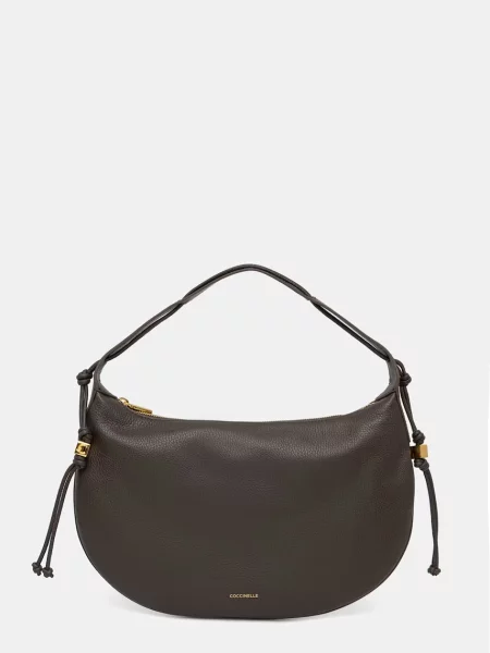 Geanta hobo Coccinelle din piele verde