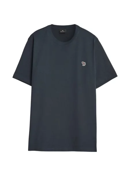Tricou Paul Smith cu model zebră cu autograf albastru