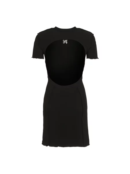 Sukienka mini Palm Angels z dżerseju czarna