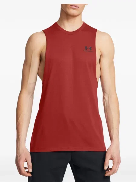 Koszula Under Armour z nadrukiem pomarańczowa