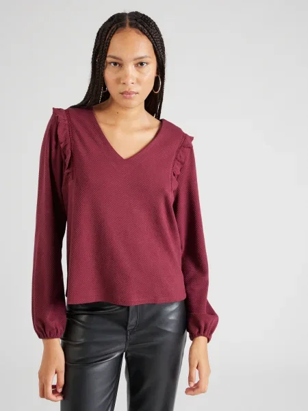 ABOUT YOU Tricou Corinna roşu închis