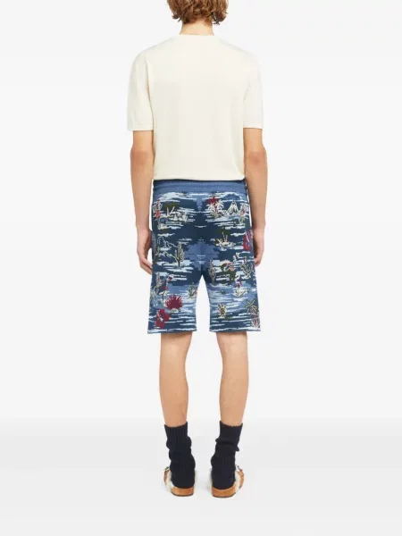 Pantaloni scurți Alanui tip Hawaii albastru