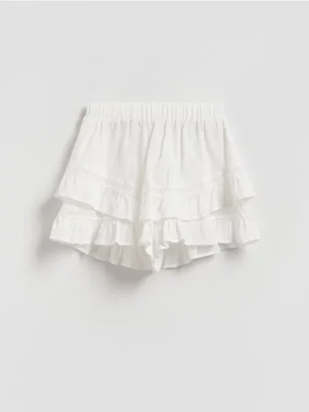 Reserved Спідниця-шорти білий