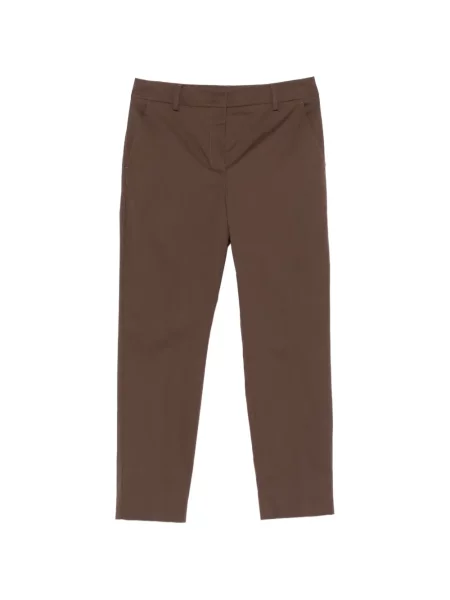 Pantaloni de țigară Weekend Max Mara maro