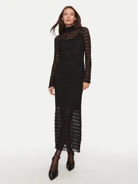 Cocktail obleka Dixie črna