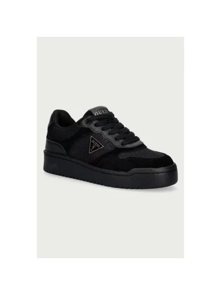 Sneakersy Guess zamszowe czarne