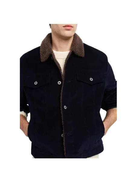 Geacă de blugi Pepe Jeans albastru