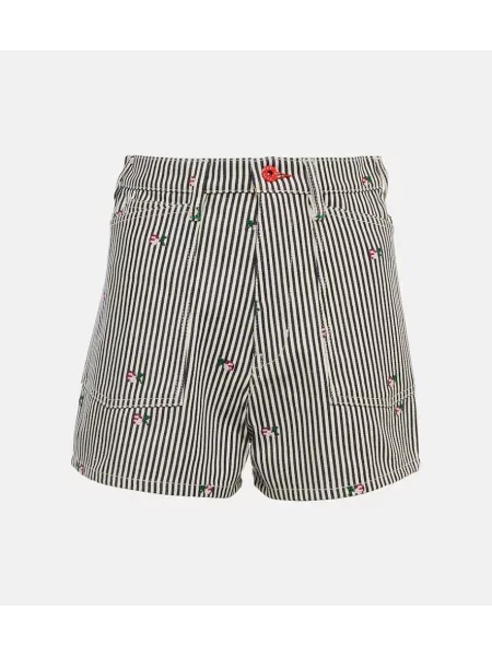 Pantaloni scurți din denim Kenzo albastru