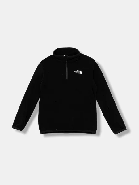 The North Face Dječja majica od flisa KID GLACIER PULLOVER crna