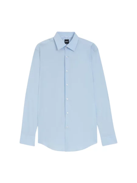 Boss Koszula Hank Slim Fit blau niebieska