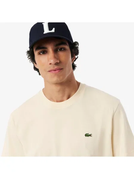 Lacoste футболка чоловіча Classic fit бежева