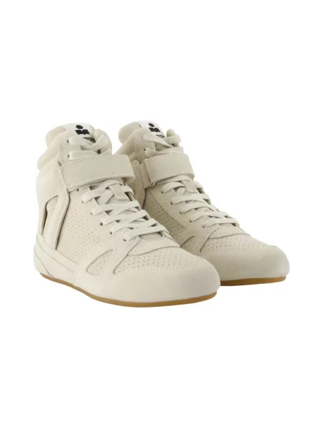 Sneakersy Isabel Marant skórzane białe