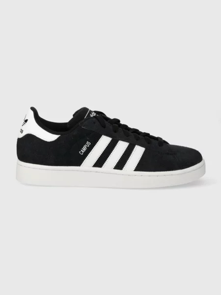 Superge iz semiša adidas Originals Campus 2 črna