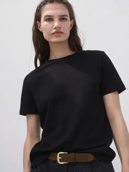 Футболка Mango черная