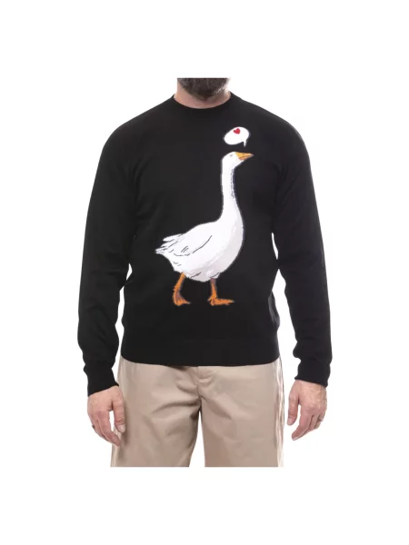 Sweter Moschino czarny