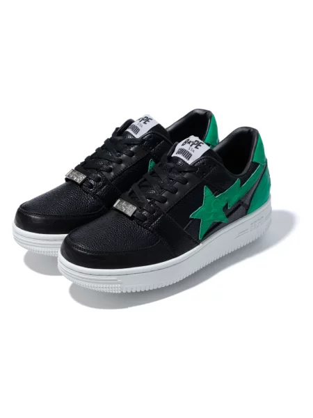 Sneakersy A Bathing Ape® skórzane czarne
