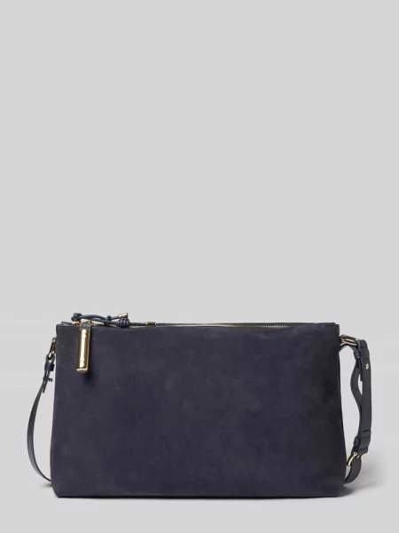 Torba na ramię z zamkiem błyskawicznym model DEBBY' Furla granatowa