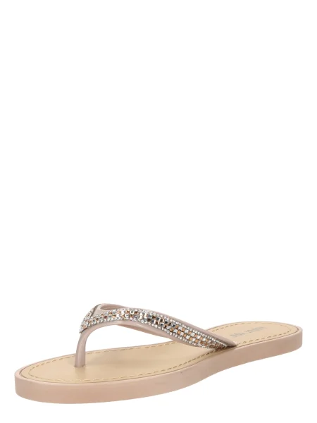 ABOUT YOU Flip-flops Paulina pielii argintiu auriu