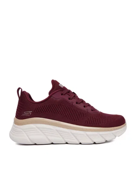 Sneakersy Skechers C-BOBS HI FLEX BURG Bordová