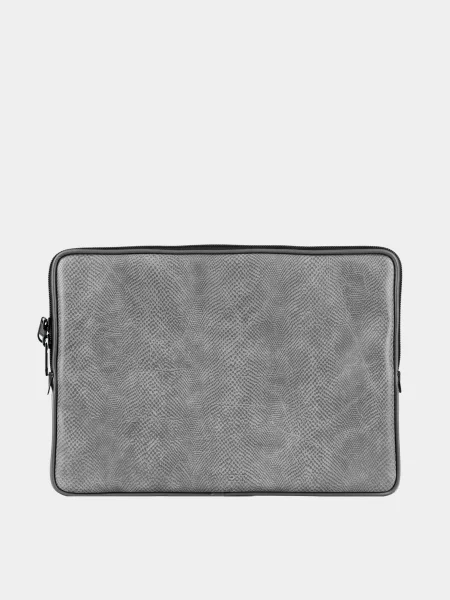 Сумка для ноутбука Harvest из искусственной кожи серая