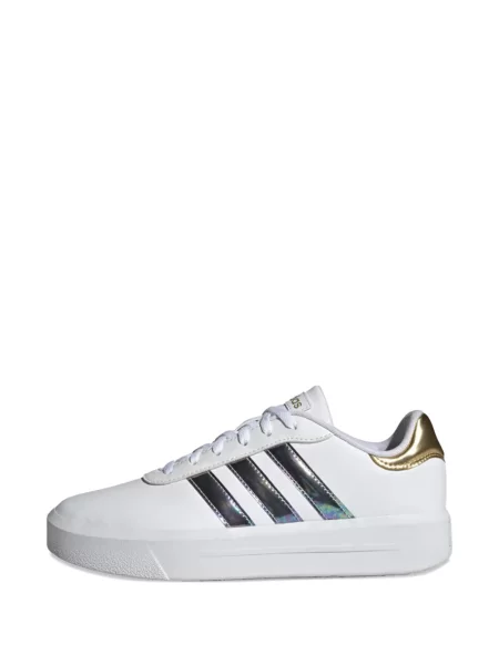 Galaxie sneakerși Adidas Lite Racer cu platformă cu picior lat albastru
