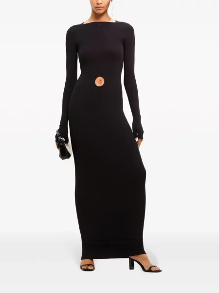 Maxi suknele Courreges juoda