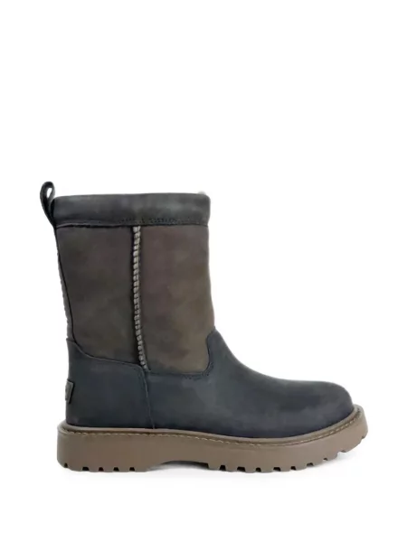 Botine Ugg din piele maro