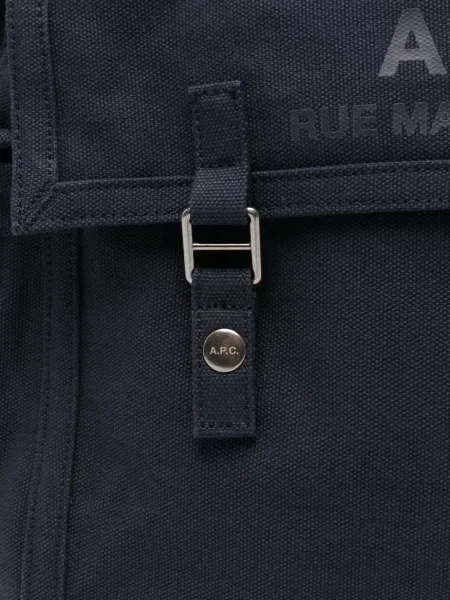 Geanta crossbody A.p.c. cu imagine albastru