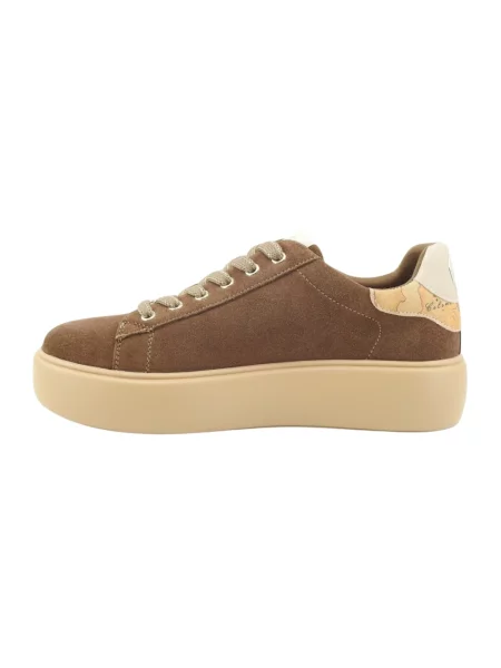Sneakersy Alviero Martini 1a Classe skórzane brązowe
