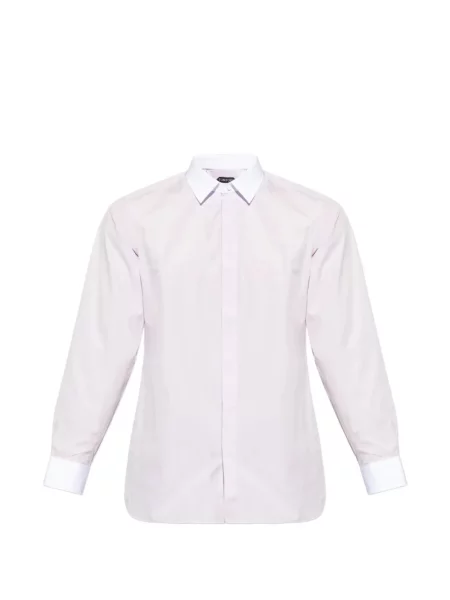 Gulerat cămașă Tom Ford roz