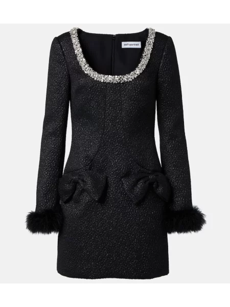 Rochie Self-portrait negru