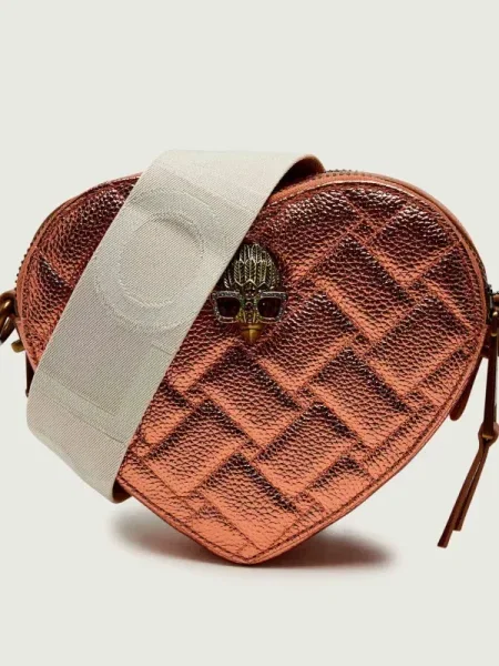 Kurt Geiger De piele geantă poștaș KENSINGTON HEART portocaliu