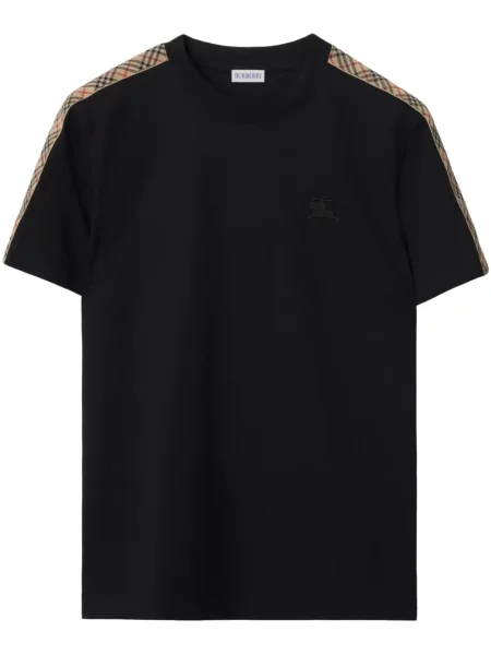 Tricou Burberry în carouri negru