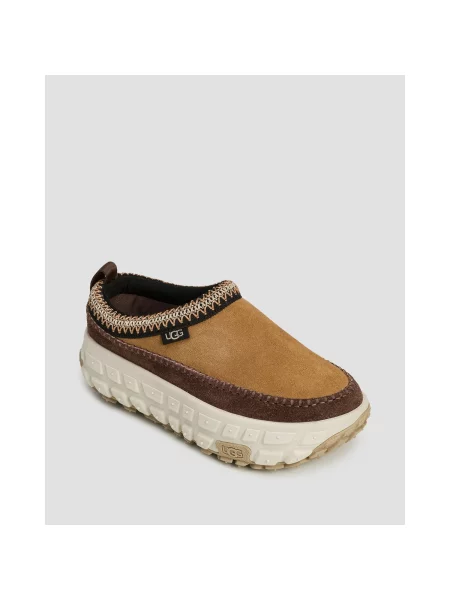 Pantofle Ugg na platformě hnědé