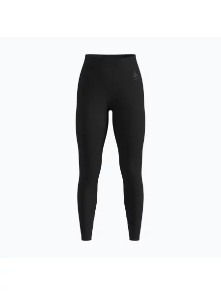 Pantaloni termici pentru femei ODLO Merino Bl Bottom Long black negru