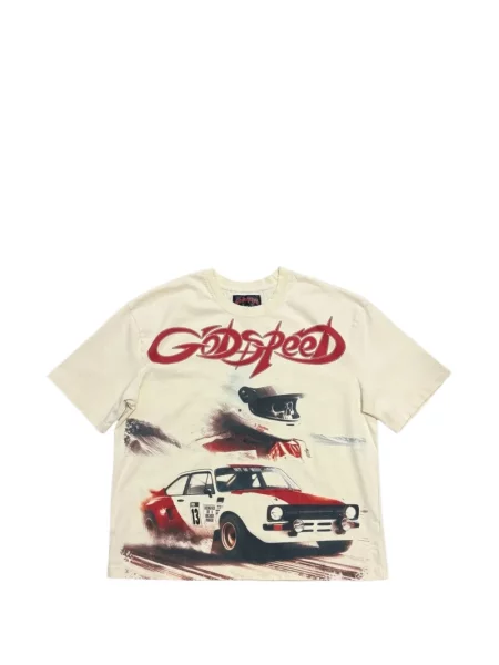 Koszulka Godspeed z nadrukiem biała