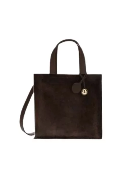Shopperka Furla skórzana brązowa