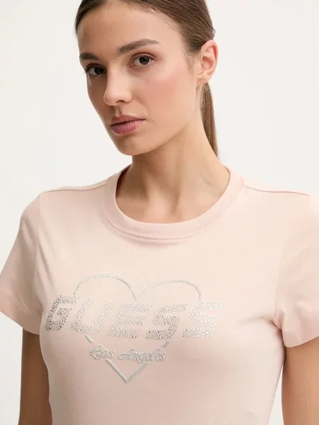 Футболка Guess NARCISO рожевий