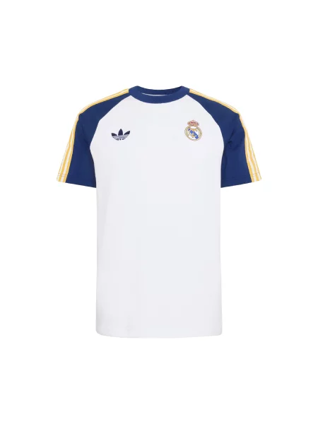 ADIDAS PERFORMANCE Funkčné tričko REAL námornícka modrá / žltá biela