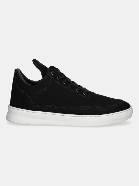 Filling Pieces adidași din nubuc Low Top Ripple Nubuck negru
