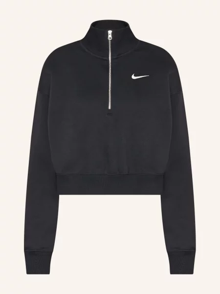 Nike Bluza Dresowa Typu Troyer Sportswear Phoenix schwarz czarna