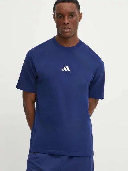Adidas Tricou Essentials Small Logo Bleumarin albastru