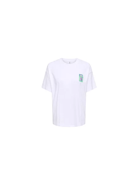 ONLY Marškinėliai Vivvi Regular Fit balta